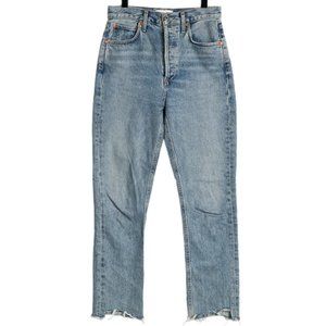 AGOLDE - Riley straight crop jeans